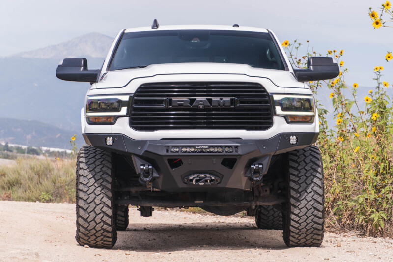 Ram 3500 Front Bumper - DV8 Offroad - Spec Series - Micro-Texture Black Powder Coated - `19-`26